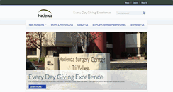 Desktop Screenshot of haciendasurgery.com